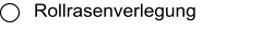 Rollrasenverlegung